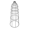 Hoopzi Abat-jour Cage En Aluminium Noir Mat 20