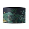 Yeda Design Abat Jour Jungle Tropicale Fond Bleu Nuit 30 X 20 20