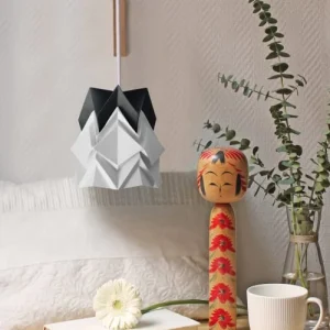 Tedzukuri Atelier Applique En Bois Et Petite Suspension Origami En Papier 14