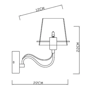 Keria Applique En Métal Argenté 12