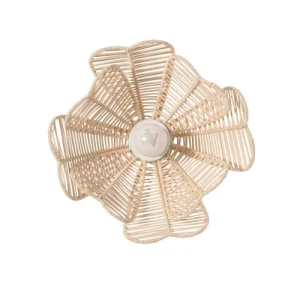 Maisons Du Monde Applique En Rotin Et Métal Beige 9