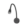 FORLIGHT Applique Liseuse LED En Métal Noir 22