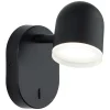 BRILLIANT Applique Métal Noir Led 10