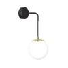 Wonderlamp Applique Murale élégante Noire Et Dorée Avec Sphère En Verre 5