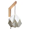 Tedzukuri Atelier Applique Murale En Bois Et Suspension Origami En Papier 20