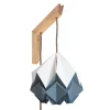 Tedzukuri Atelier Applique Murale En Bois Et Suspension Origami En Papier 7