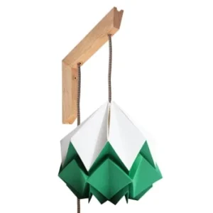 Tedzukuri Atelier Applique Murale En Bois Et Suspension Origami En Papier 18