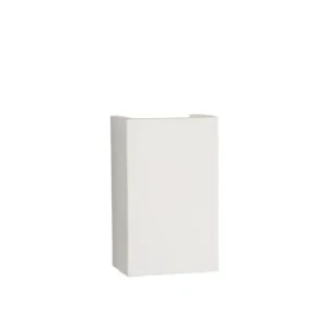 Lucide Applique Murale Cubique Plâtre Blanc H11.5cm 18