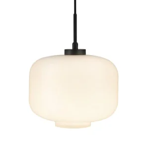 Dyberg Larsen ARP – Suspension En Verre Et Métal Noir, H 20 Cm D 25 Cm 10