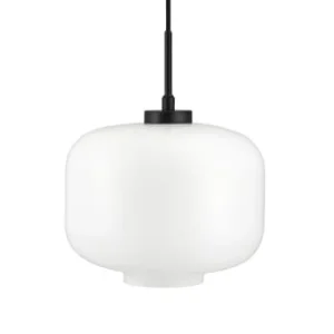 Dyberg Larsen ARP – Suspension En Verre Et Métal Noir, H 20 Cm D 25 Cm 18