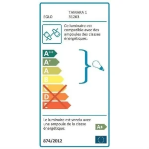 EGLO Barre 3 Spots Orientables De Salle De Bain Acier & Verre L46cm 9