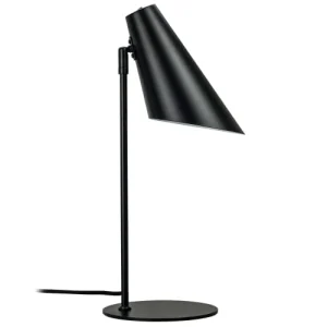 Dyberg Larsen Cale – Lampe De Table En Métal Noir Mat, H 50 Cm D 15,5 Cm 14