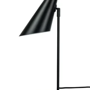 Dyberg Larsen Cale – Lampe De Table En Métal Noir Mat, H 50 Cm D 15,5 Cm 18