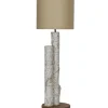 Wadiga Grande Lampe à Poser Bouleau Et Abat-jour Lin Beige H78,5cm 17