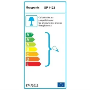 GRAYPANTS – Suspension Carton Diamètre 38cm Blanc 12