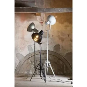 WOOOD Lampadaire Tripod Studio Indus Blanc 11