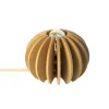 Rif Lampe à Poser Bois Boule Beige Foncé D20cm 17