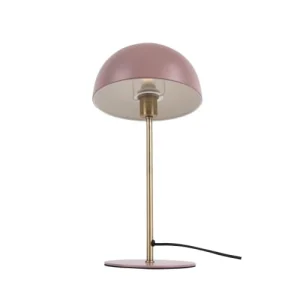 Leitmotiv Lampe à Poser Champignon En Métal Rose Pastel 8