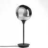 Potiron Paris Lampe à Poser Design En Métal Noir Et Verre Fumé 16