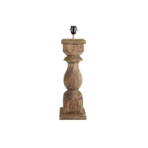 Millumine Lampe à Poser En Bois Naturel Abat-jour Terracotta 6