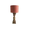 Millumine Lampe à Poser En Bois Naturel Abat-jour Terracotta 14