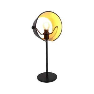 Pirouette Paris Lampe à Poser En Métal Noir Et Doré H40 14