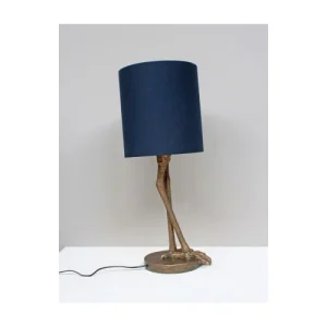 Wadiga Lampe à Poser Et Son Abat-jour Bleu 6