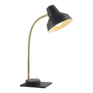 Lampea Lampe à Poser Industrielle En Noir 40 Cm 12