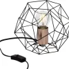 BRILLIANT Lampe à Poser Métal Hexagonale D22cm 22