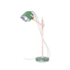 Swabdesign Lampe à Poser Verte Et Bois H60cm 20