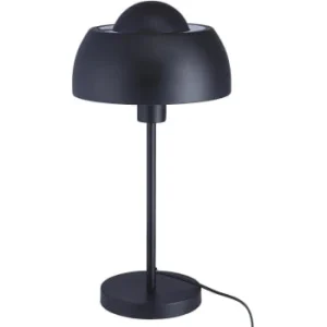 ATHM DESIGN Lampe Abat Jour Et Pied Métal Noir 15