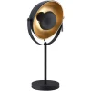 ATHM DESIGN Lampe Abat Jour Métal Noir Pied Métal 17