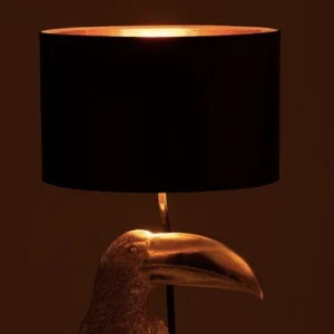 Meubles & Design Lampe Art Déco Forme Toucan Résine Doré 13