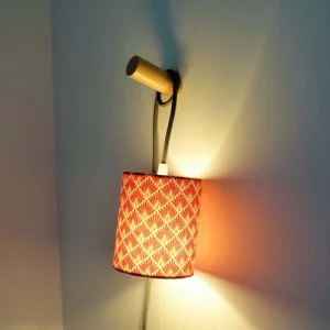 Belamp Lampe Baladeuse écaille Terracotta Cordon Gris Ardoise 9