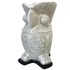 Carla World Lampe Blanche En Verre Chouette 33 Cm 20