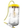 Fenel & Arno Lampe Bocal XL En Verre Jaune 11