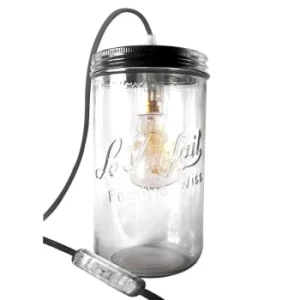 Fenel & Arno Lampe Bocal XL En Verre Blanc 12