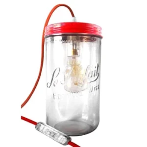 Fenel & Arno Lampe Bocal XL En Verre Blanc 14