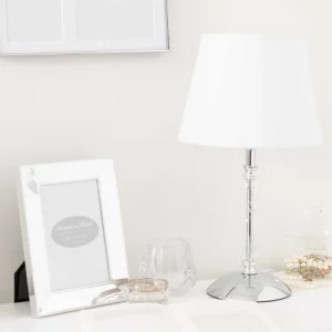 Maisons Du Monde Lampe Bougeoir En Métal Et Verre Avec Abat-jour Blanc 10