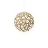 MOAROOM Lampe Coral Colorée 40cm Bambou Et Blanc 20