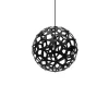 MOAROOM Lampe Coral Colorée 40cm Bambou Et Noir 2 Faces 20