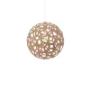 MOAROOM Lampe Coral Colorée 40cm Bambou Et Rose 20