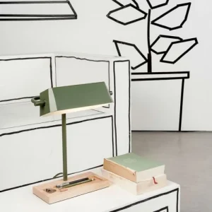 It’s About Romi Lampe De Bureau Bois/métal Vert H40cm 10