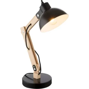 Lucide Lampe De Bureau En Bois Noir 11