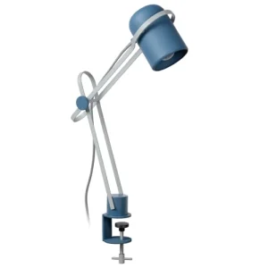 Lucide Lampe De Bureau En Métal Bleu 14