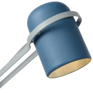 Lucide Lampe De Bureau En Métal Bleu 18