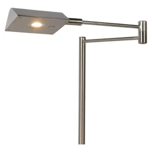 Lampea Lampe De Bureau En Métal Chrome Dépoli 38 Cm 14