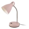 Leitmotiv Lampe De Bureau En Métal New Study Rose Poudré 10