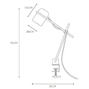 Lucide Lampe De Bureau En Métal Rose 12