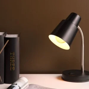 Leitmotiv Lampe De Bureau En Métal Scope Noir 16